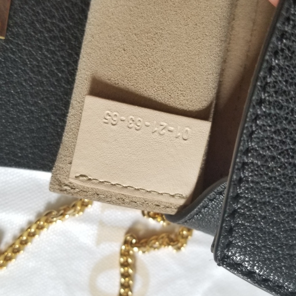 Chloe Drew Leather Crossbody Backpack Black - Picture 13 of 16